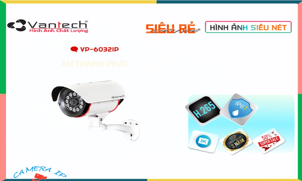 VP-6032IP Camera Cấp Nguồ Qua Dây Mạng VanTech VP-6032IP Camera Cấp Nguồ Qua Dây Mạng VanTech
