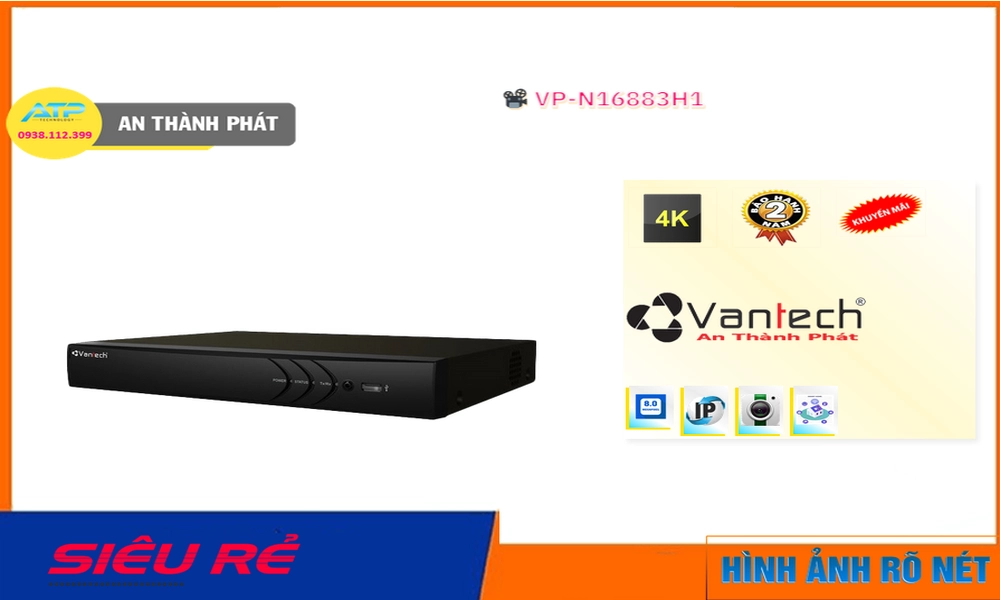 VP-N16883H1 Đầu Thu VanTech 👉 VP-N16883H1 Đầu Thu VanTech 👉