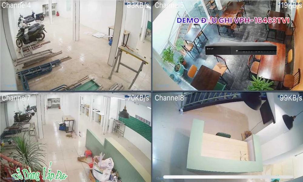 ✲  VPH-16463TVIThiết Bị Ghi Hình Thiết kế Đẹp VanTech