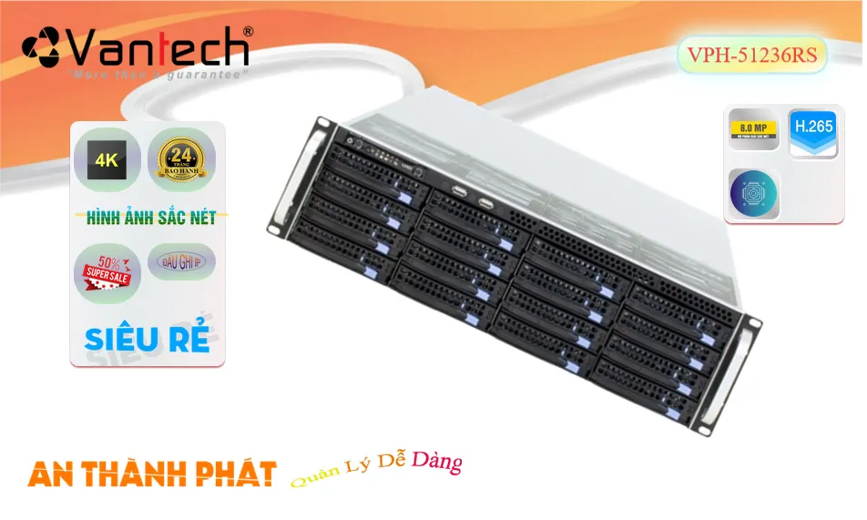 VanTech VPH-51236RS Chức Năng Cao Cấp VanTech VPH-51236RS Chức Năng Cao Cấp