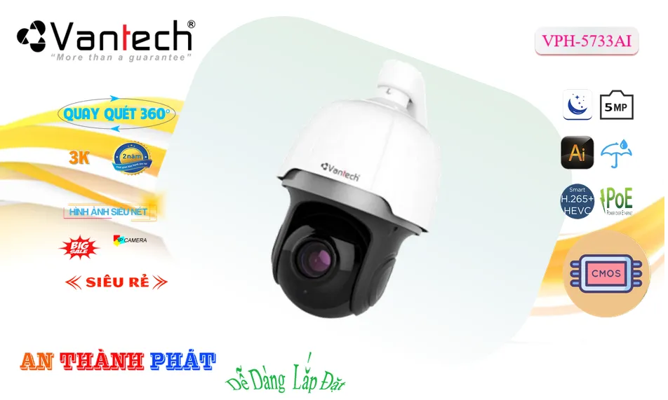 Camera An Ninh VanTech VPH-5733AI Chất Lượng Camera An Ninh VanTech VPH-5733AI Chất Lượng