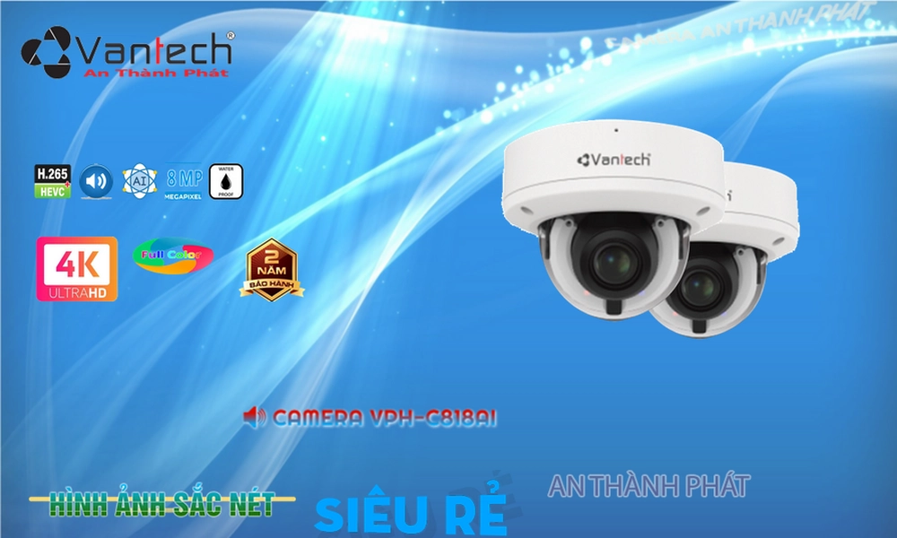 VPH-C818AI Camera VanTech Chi phí phù hợp VPH-C818AI Camera VanTech Chi phí phù hợp