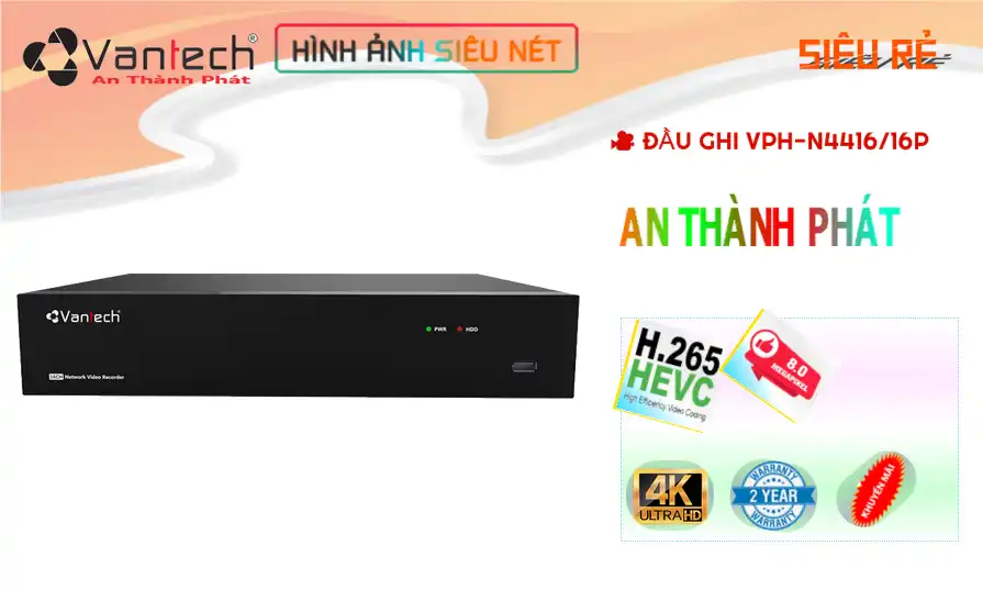 Đầu Thu VanTech VPH-N4416/16P Đầu Thu VanTech VPH-N4416/16P