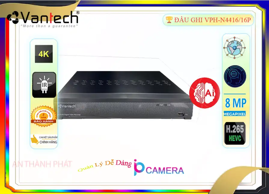 Đầu Thu VanTech VPH-N4416/16P Đầu Thu VanTech VPH-N4416/16P