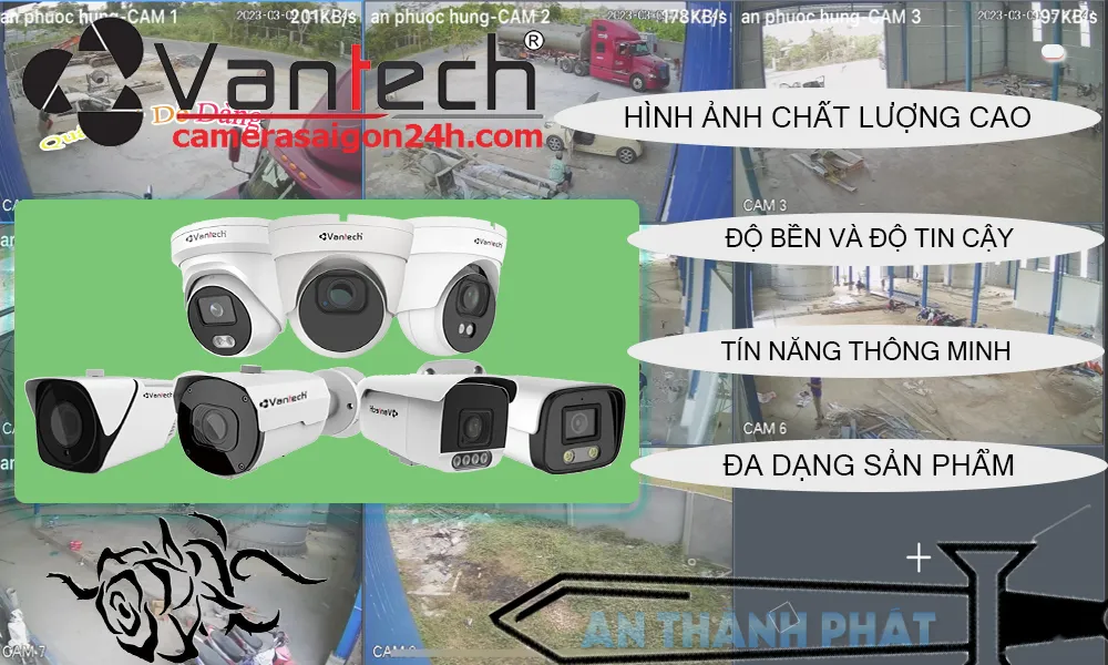 ưu điểm của camera giám sát vantech
