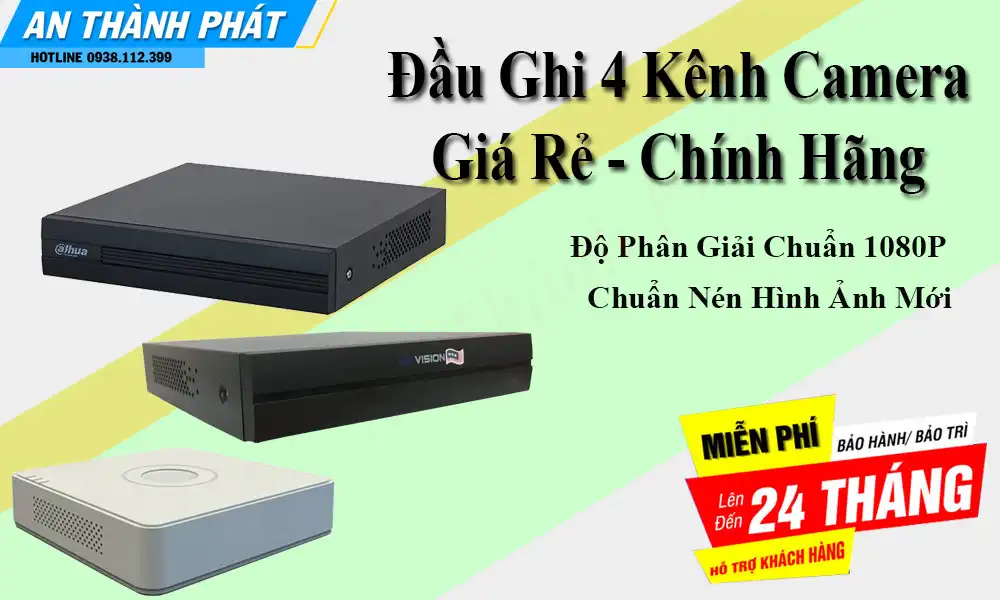 đẦU GHI HÌNH CAMERA 4 KÊNH