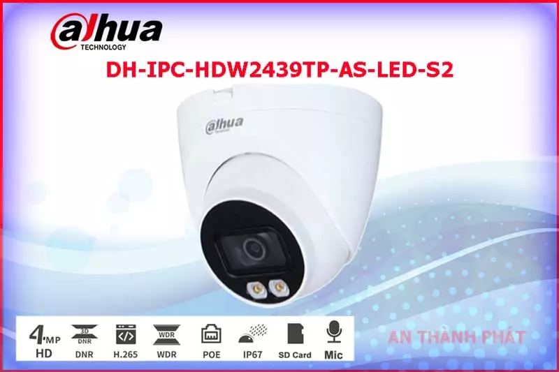 camera dahua DH-IPC-HDW2439TP-AS-LED-S2
