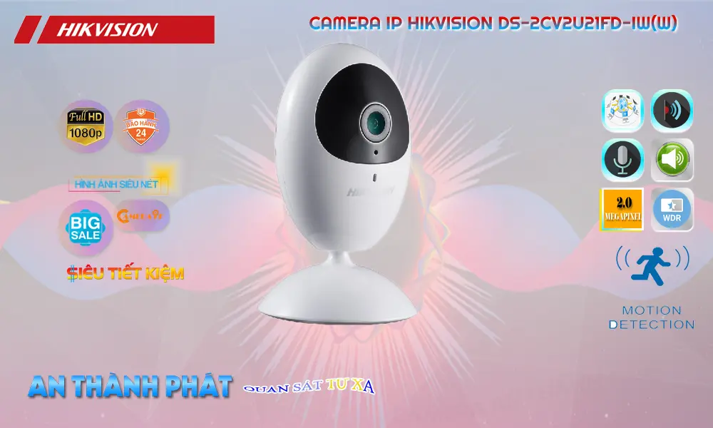 DS-2CV2U21FD-IW(W) sắc nét Hikvision DS-2CV2U21FD-IW(W) sắc nét Hikvision