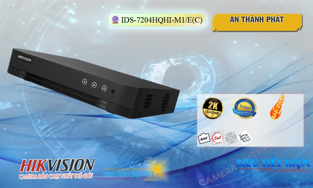 Hikvision iDS-7204HQHI-M1/E(C) Sắc Nét