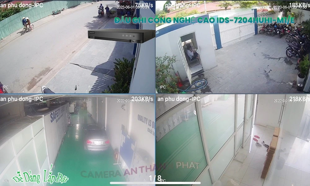 Đầu Thu iDS-7204HUHI-M1/E Hikvision Đầu Thu iDS-7204HUHI-M1/E Hikvision