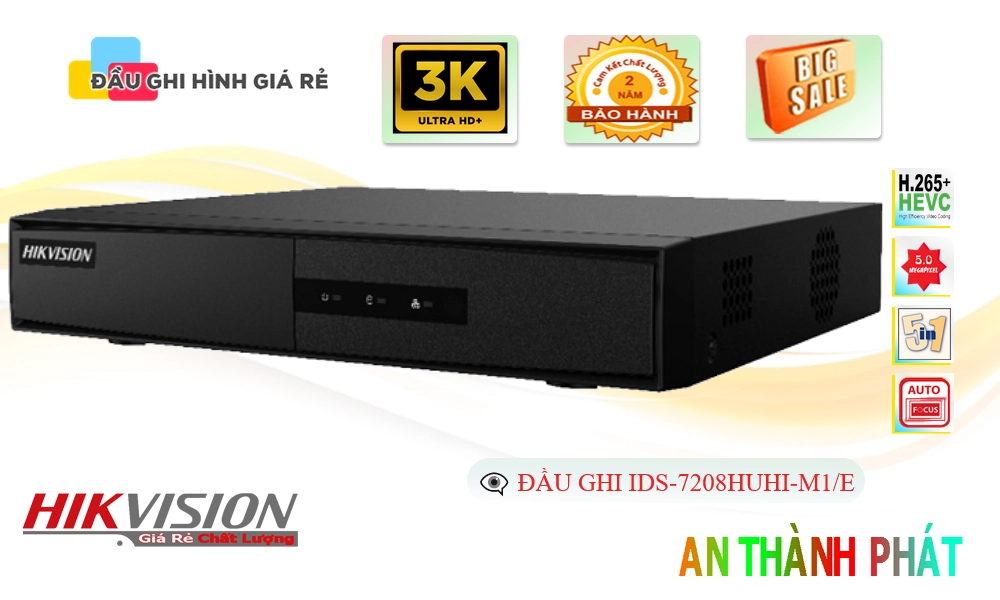 iDS-7208HUHI-M1/E Hikvision Chất Lượng