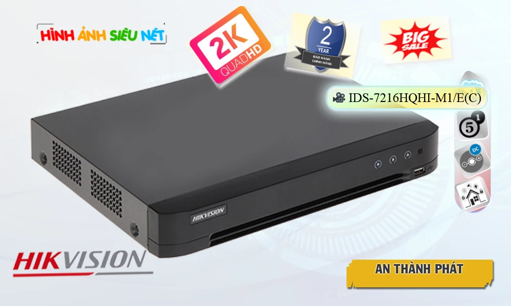 iDS-7216HQHI-M1/E(C) Hình Ảnh Đẹp Hikvision